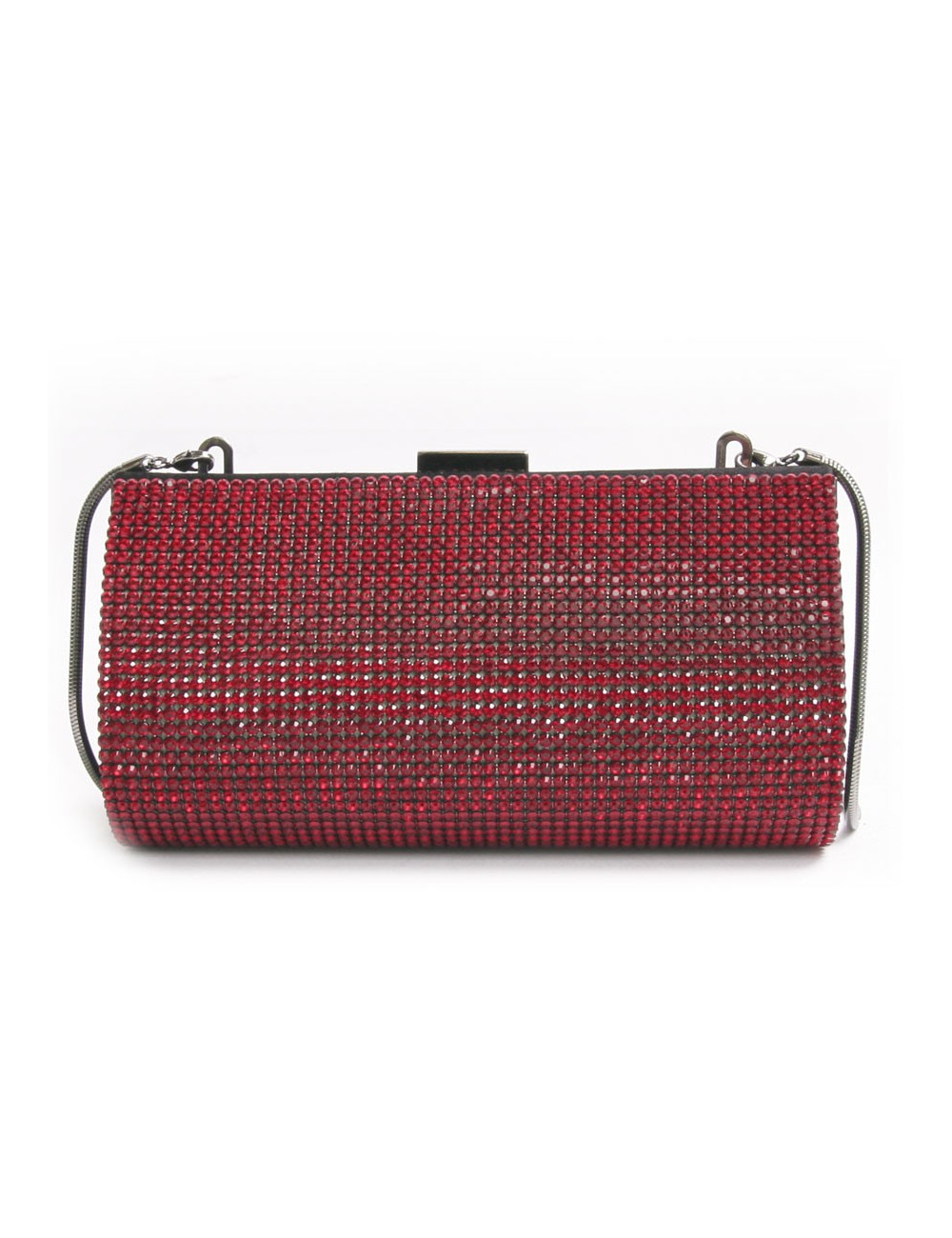 Minaudière en cristal mesh rubis SWAROVSKI