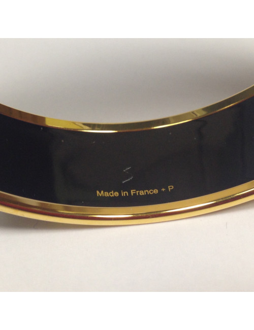 Bracelet "Chaîne d'ancre" HERMES émail doré