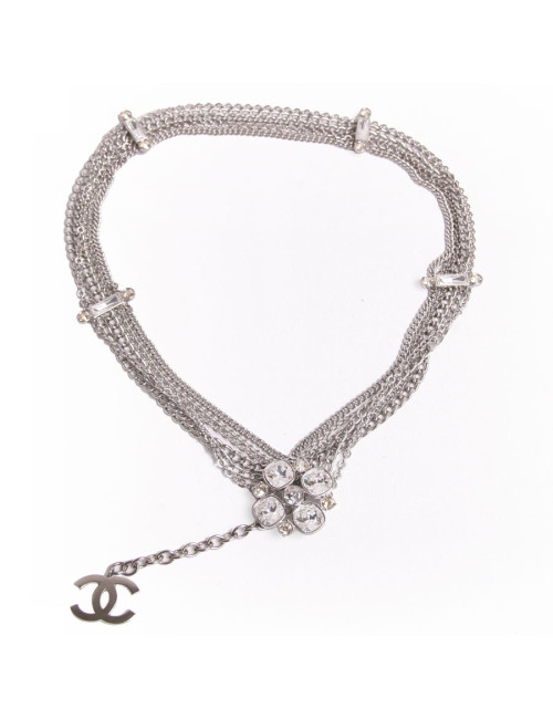 Ceinture  sautoir CHANEL chaines et brillants 