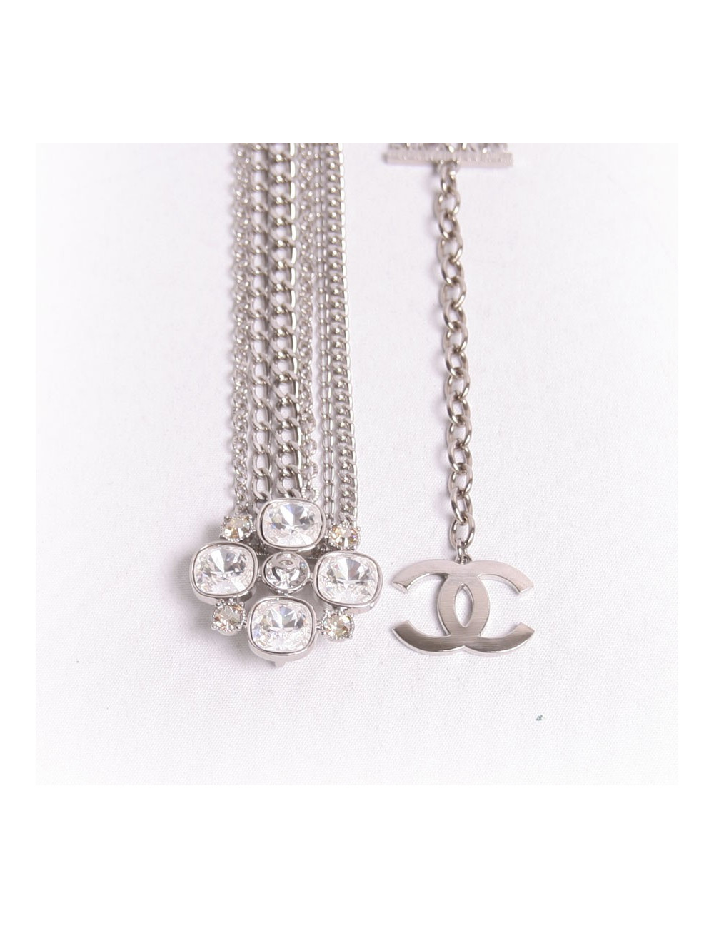 Ceinture  sautoir CHANEL chaines et brillants et 