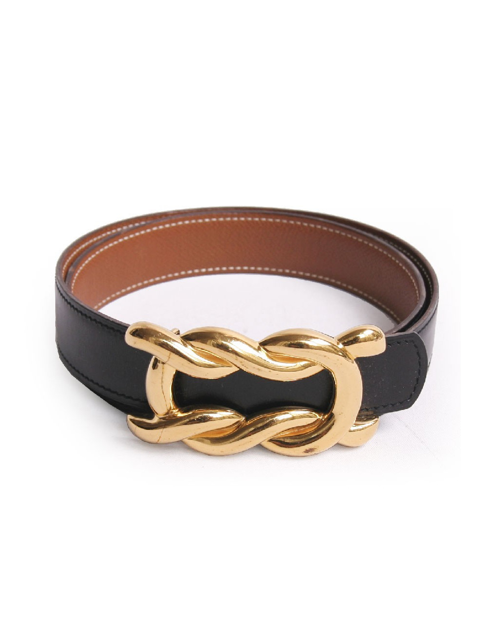 Ceinture HERMES "chaine d'ancre" t 76
