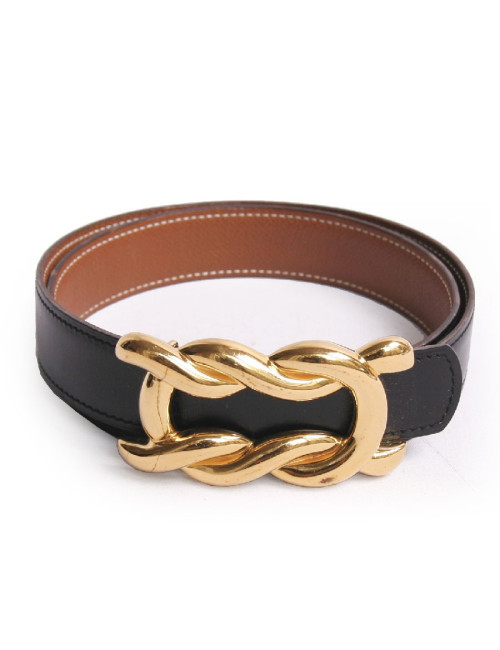 Ceinture HERMES "chaine d'ancre" t 76