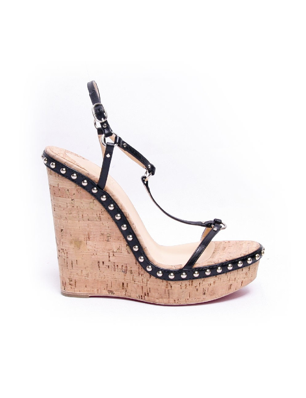 Sandales compensés CHRISTIAN LOUBOUTIN T38,5