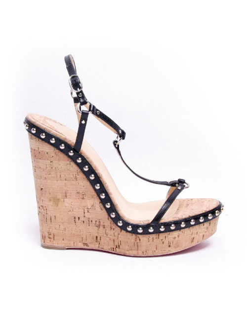 Sandales compensés CHRISTIAN LOUBOUTIN T38,5