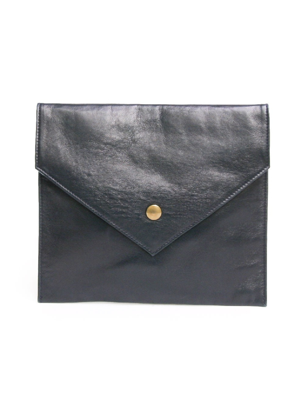 Pochette DIOR cuir lisse bleu marine