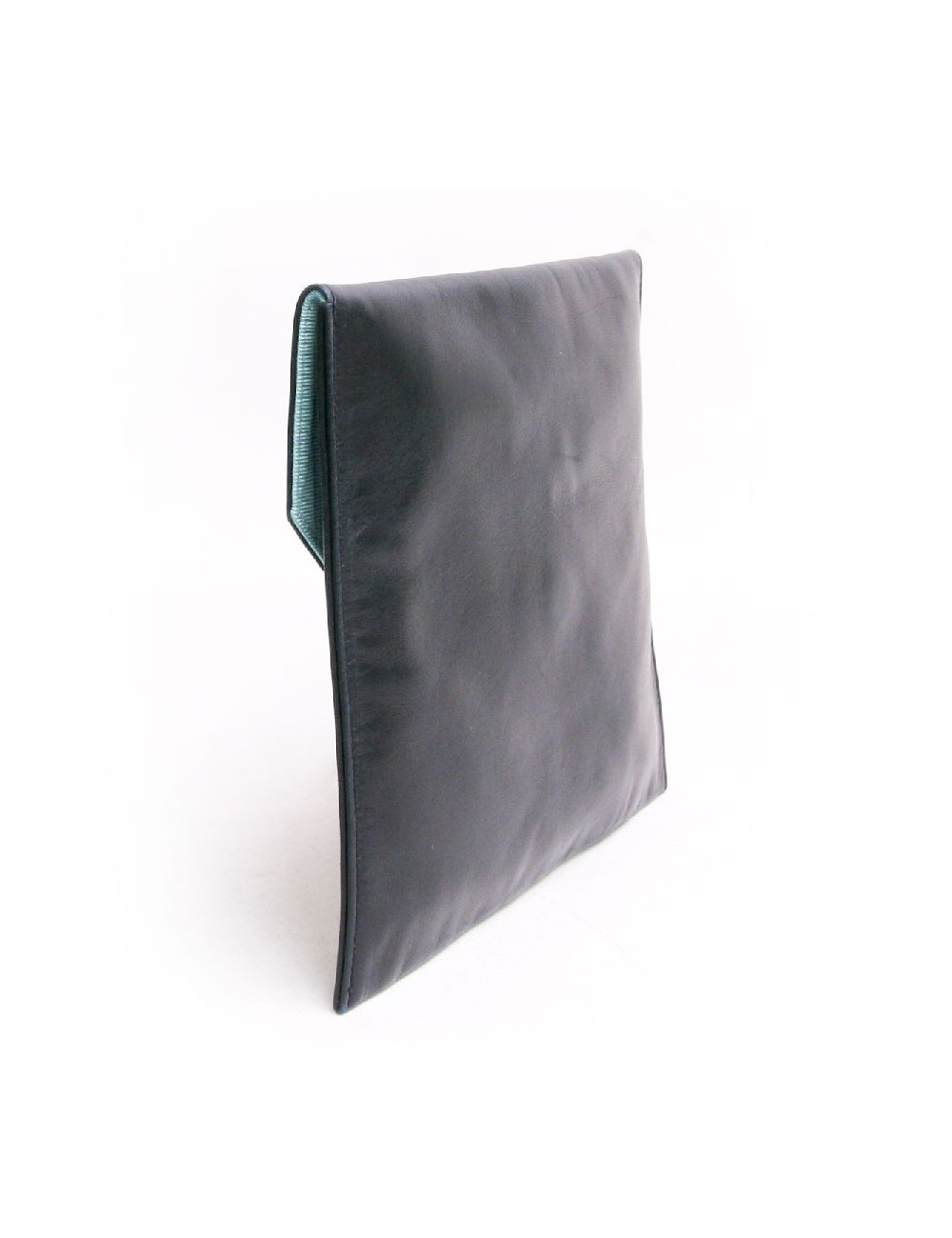 Pochette DIOR cuir lisse bleu marine