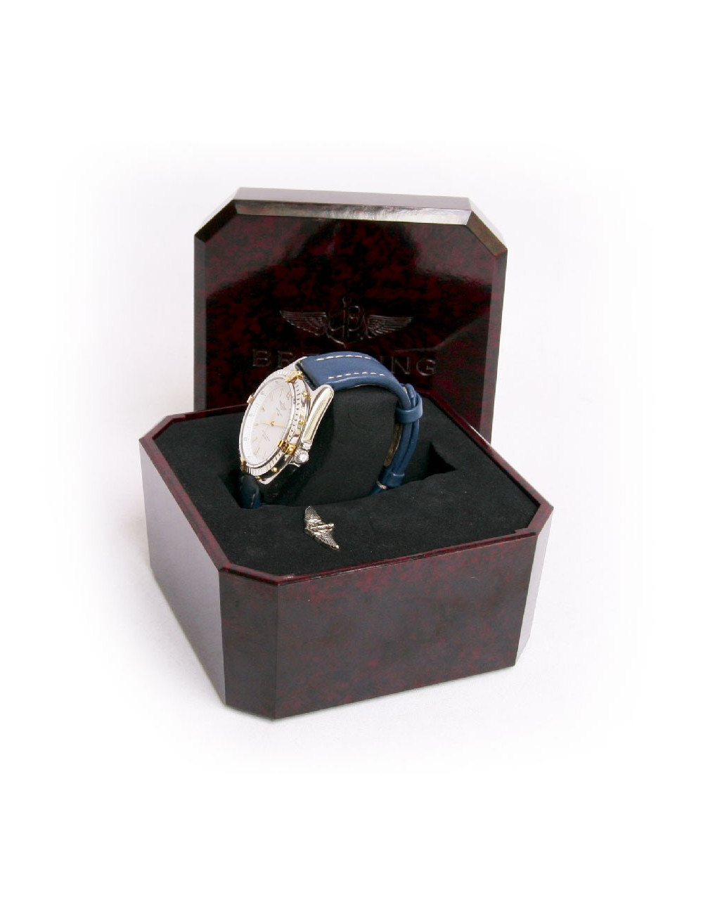 Montre BREITLING or et acier automatic