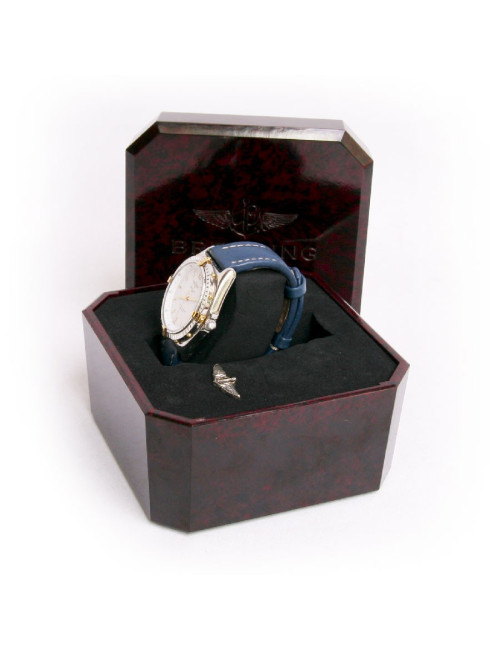 Montre BREITLING or et acier automatic