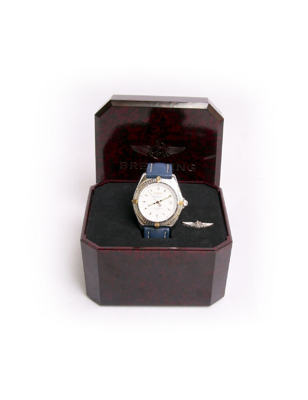 Montre BREITLING or et acier automatic