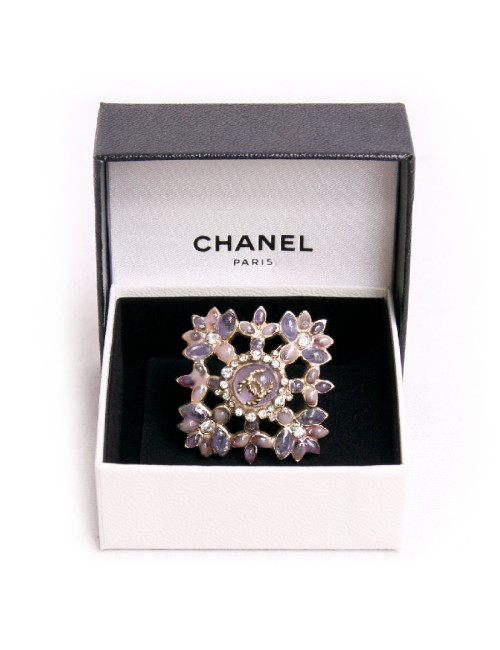 Bague CHANEL or pâle amethyste