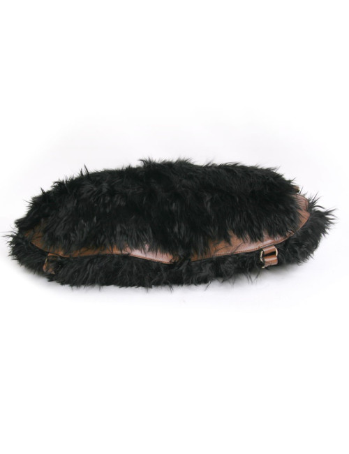 Sac à dos MARNI grand modèle fourrure noire