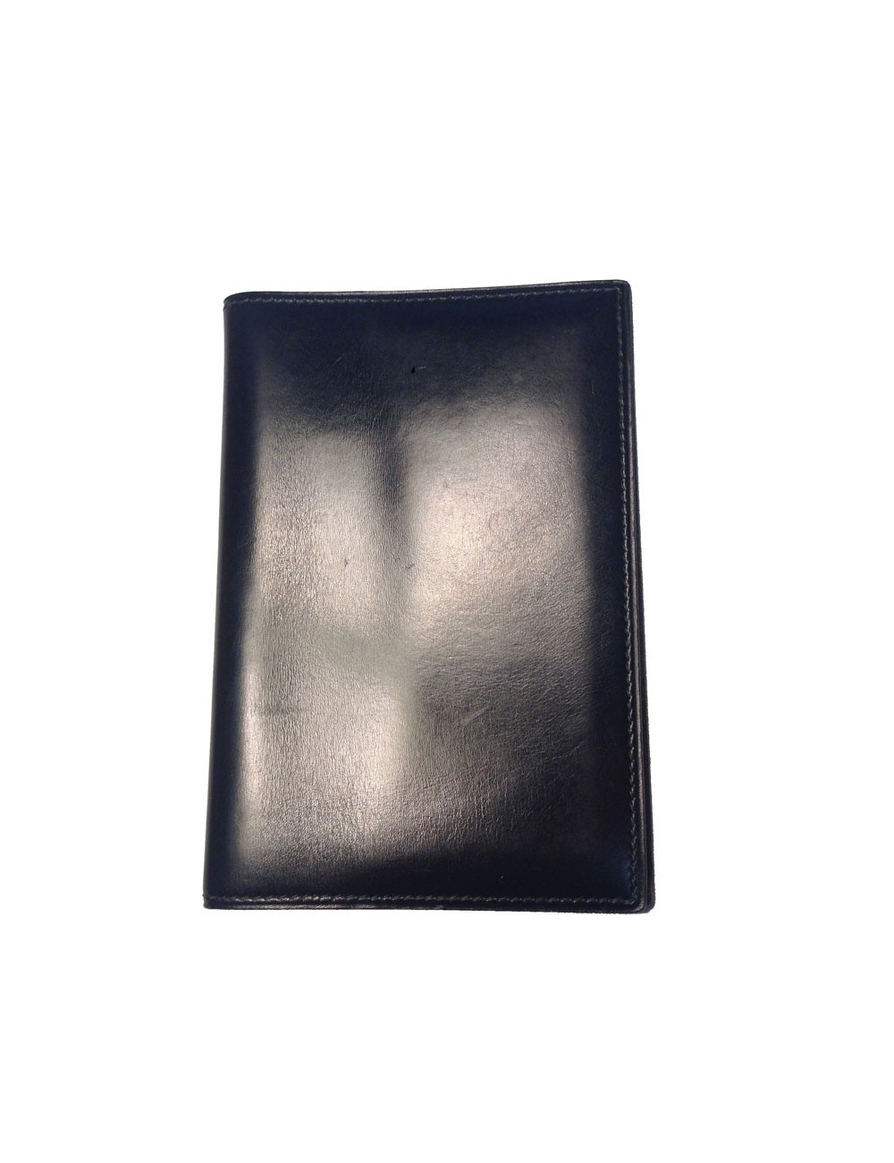Protège- répertoire HERMES cuir box noir 