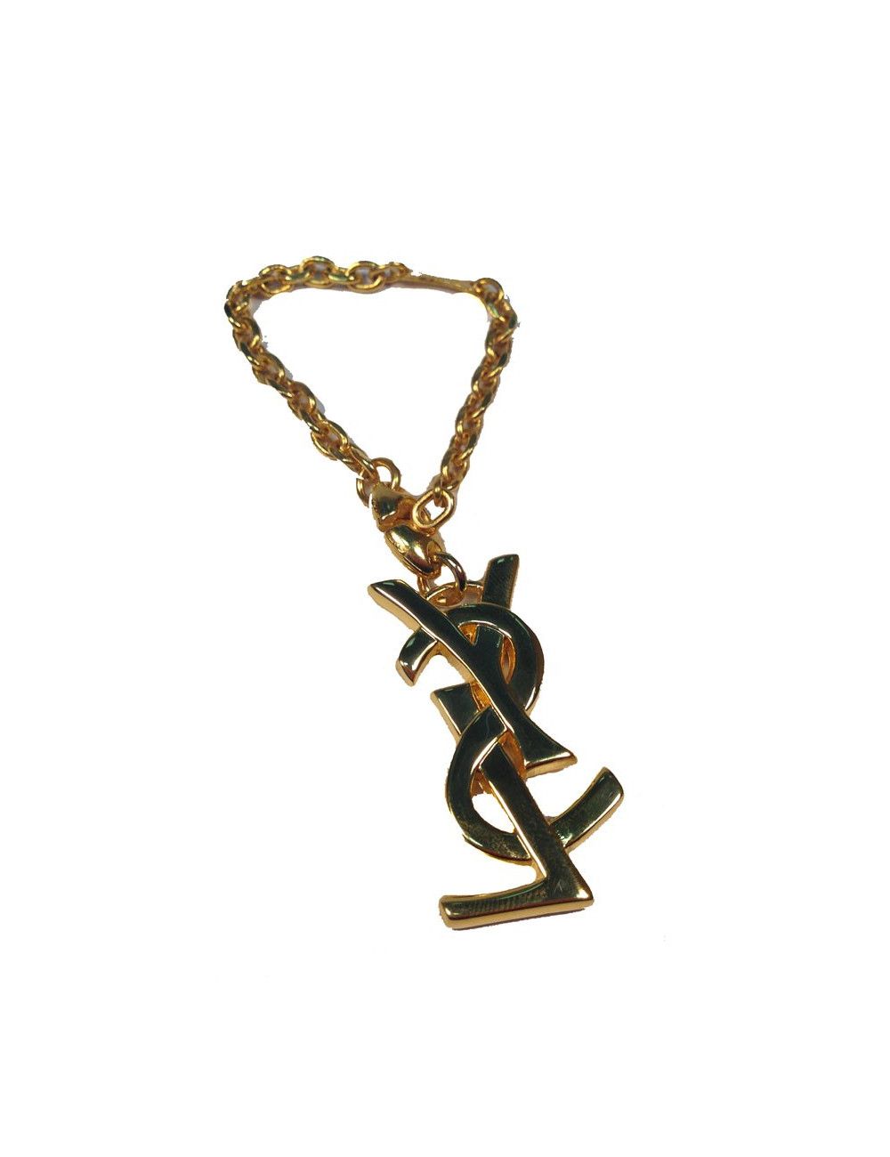 Porte-clefs YSL YVES SAINT LAURENT doré