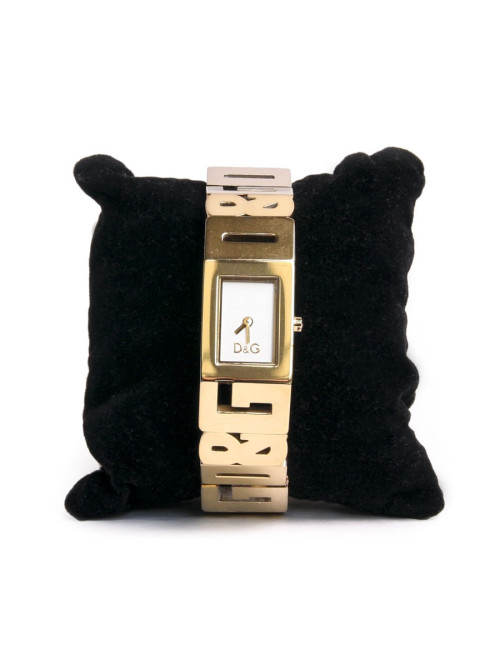 Montre D & G DOLCE GABBANA  métal doré