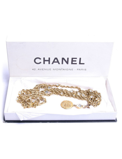 Collier triple rangs CHANEL couture