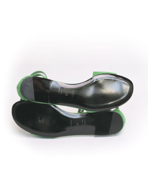 Sandales HERMES couleur bambou t 38