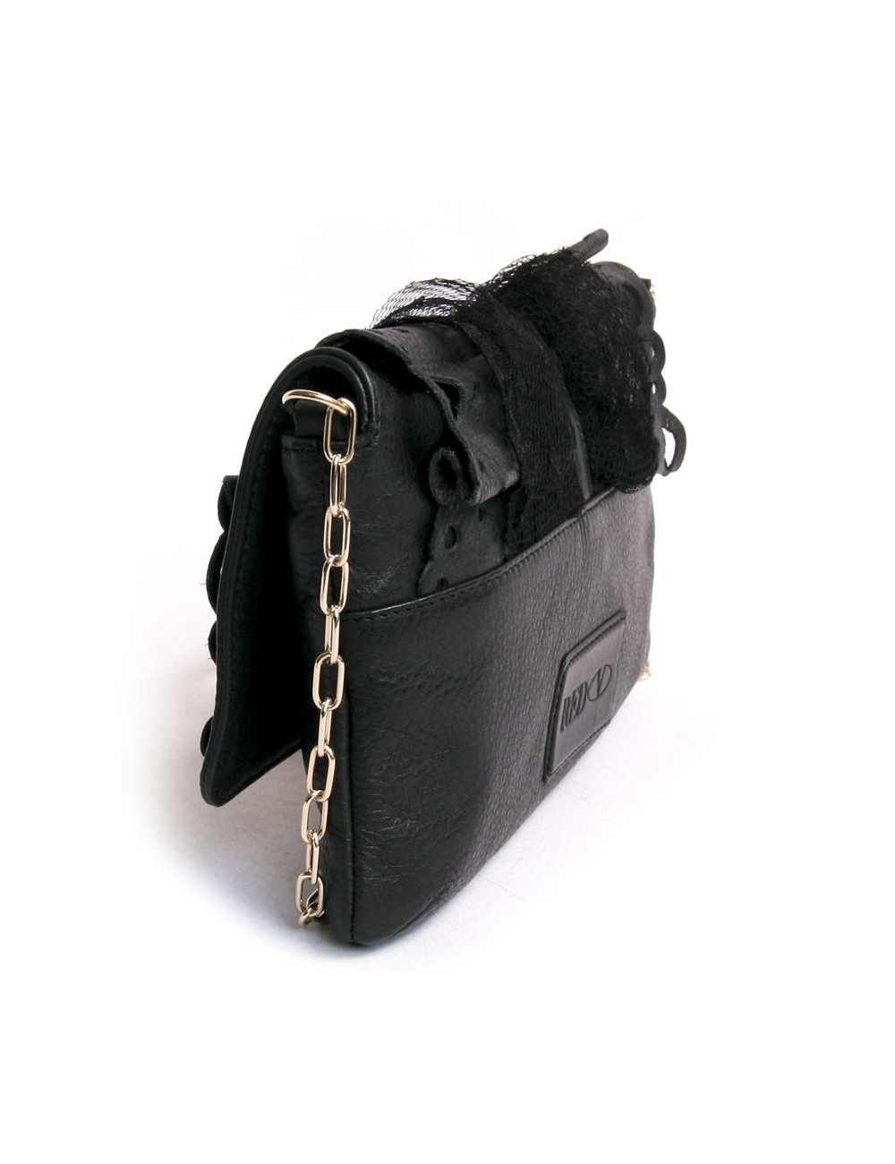 sc pochette Red VALENTINO cuir noir