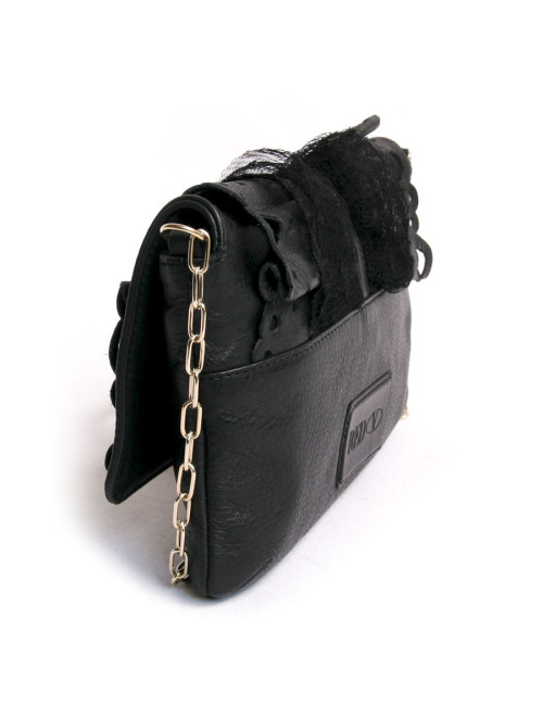 sc pochette Red VALENTINO cuir noir