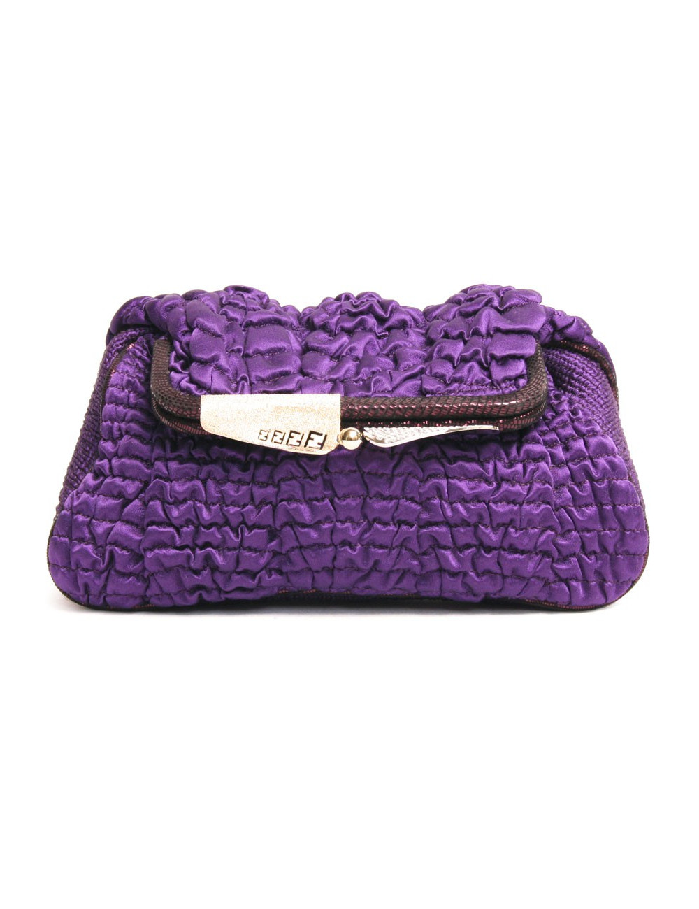 Pochette soie à smoke FENDI violet