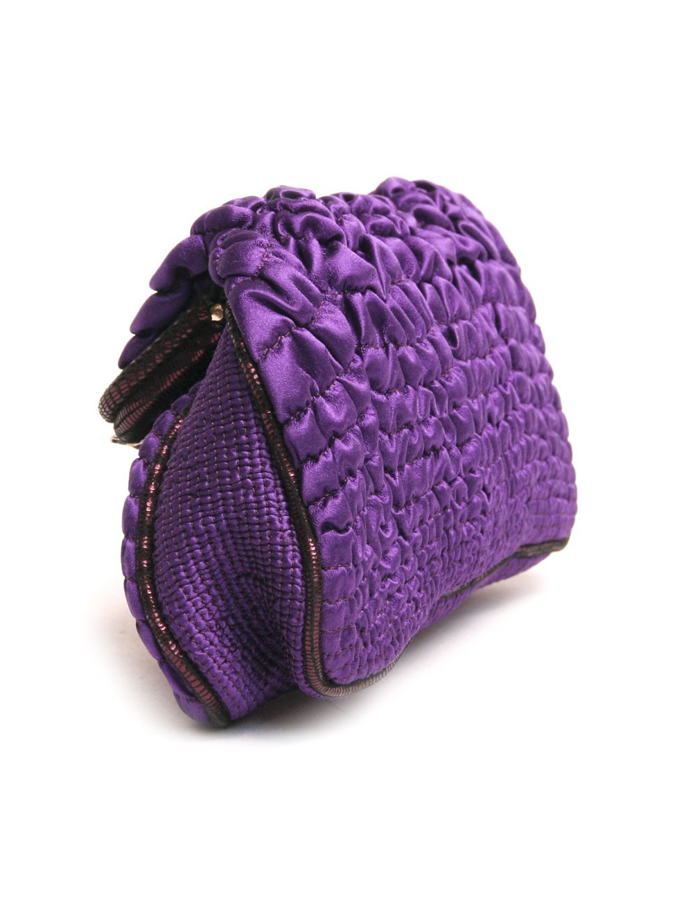 Pochette soie à smoke FENDI violet