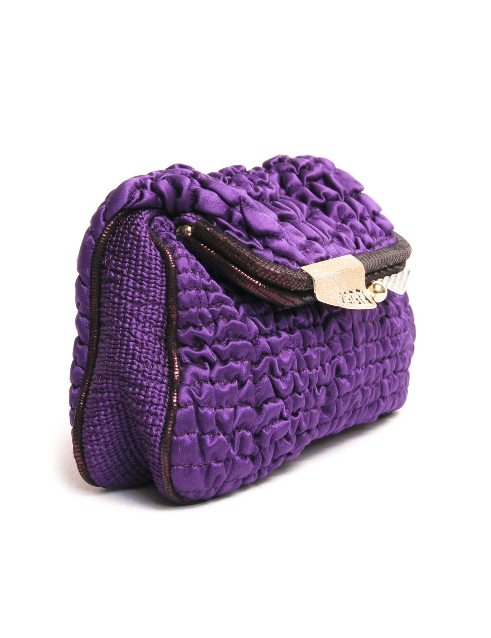 Pochette soie à smoke FENDI violet