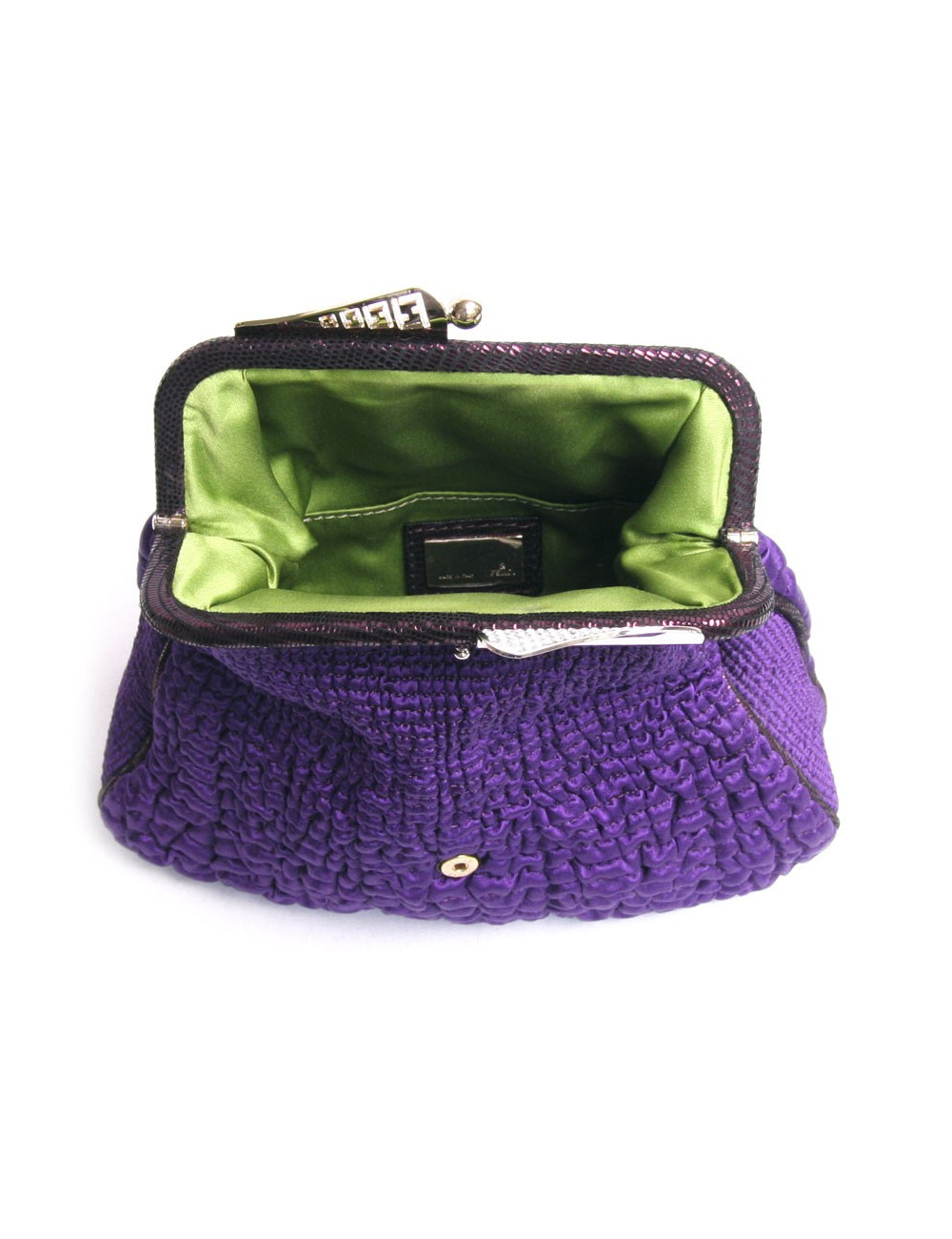 Pochette soie à smoke FENDI violet