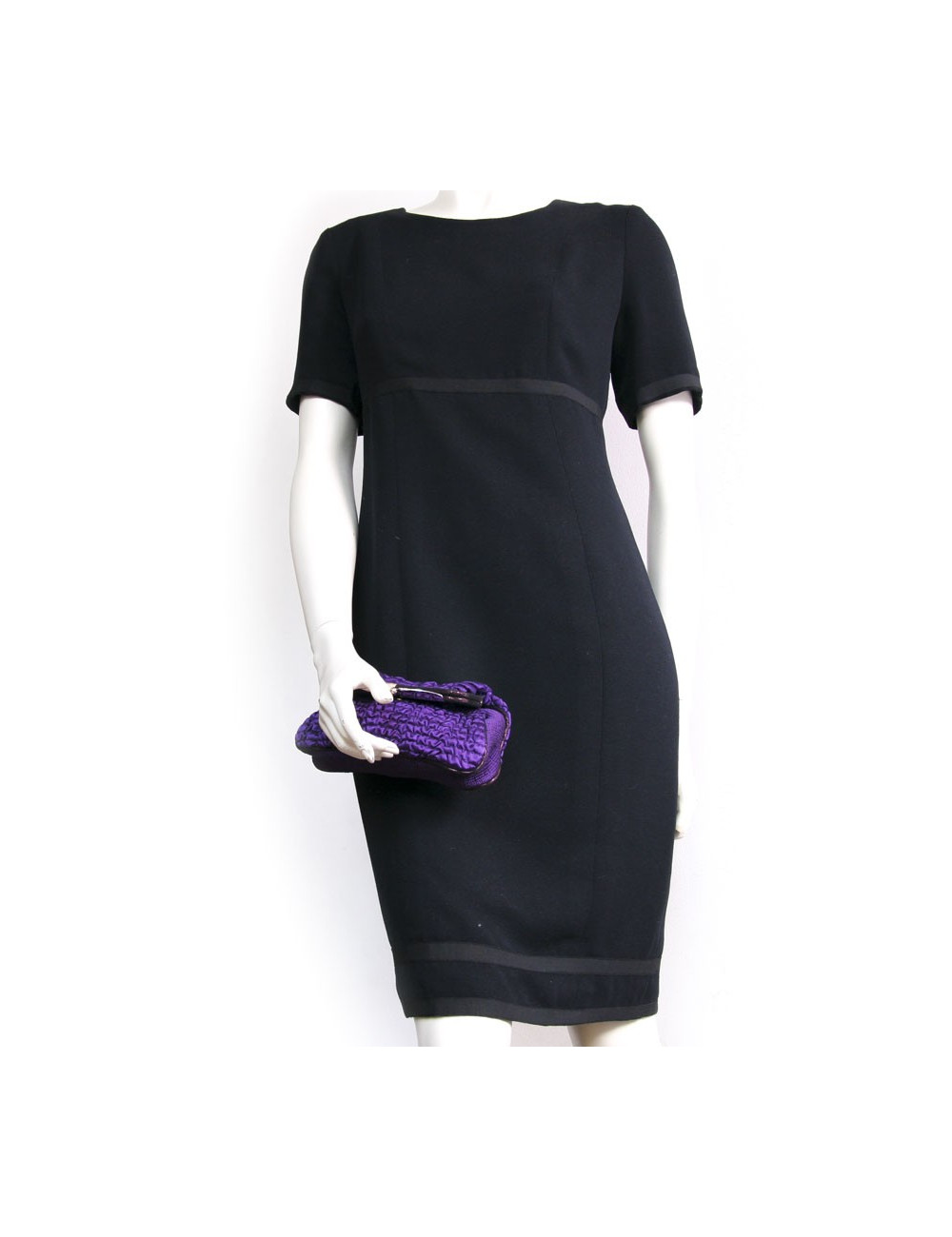 Pochette soie à smoke FENDI violet