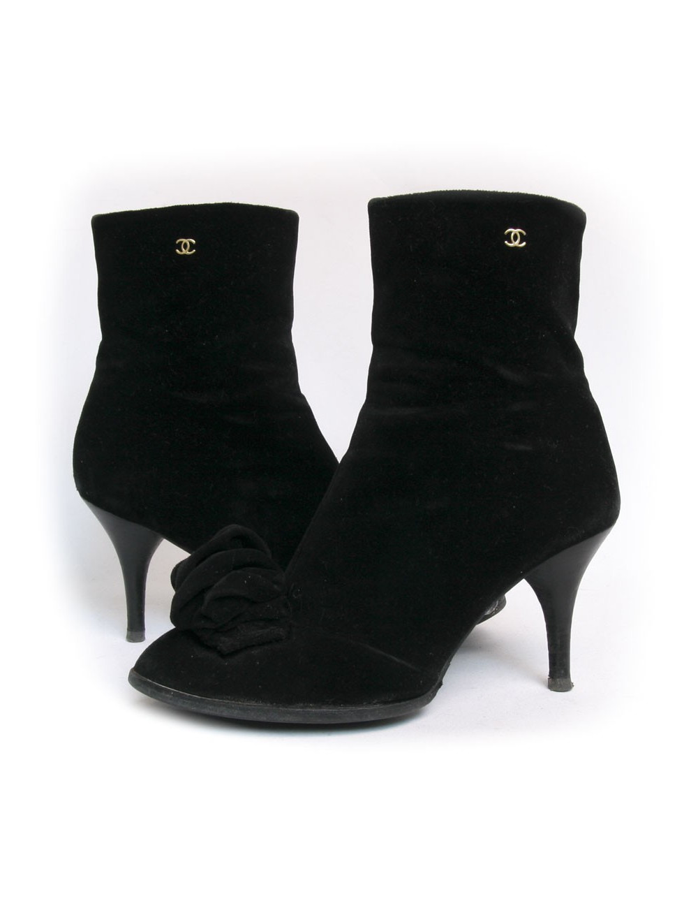 Boots CHANEL noires T39 1/2