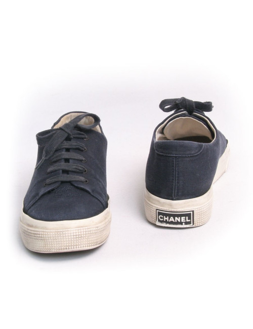 Chaussures de tennis CHANEL T39 toile