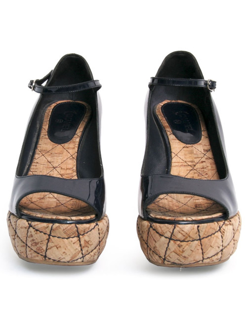 Sandales compensées CHANEL T