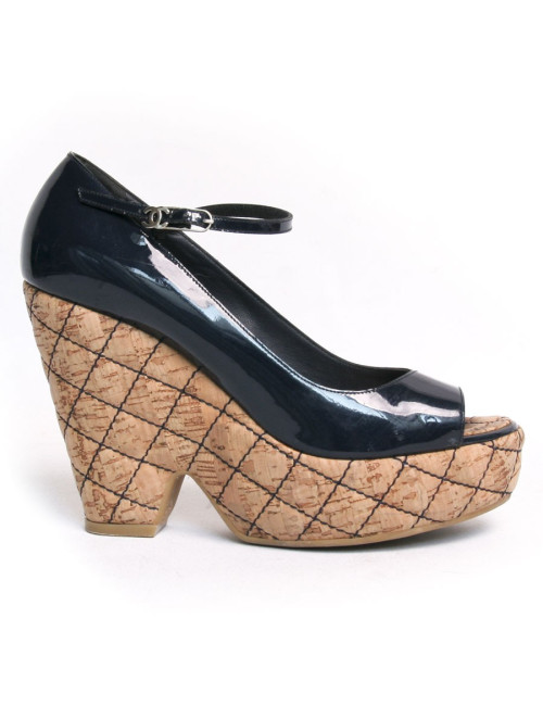 Sandales compensées CHANEL T