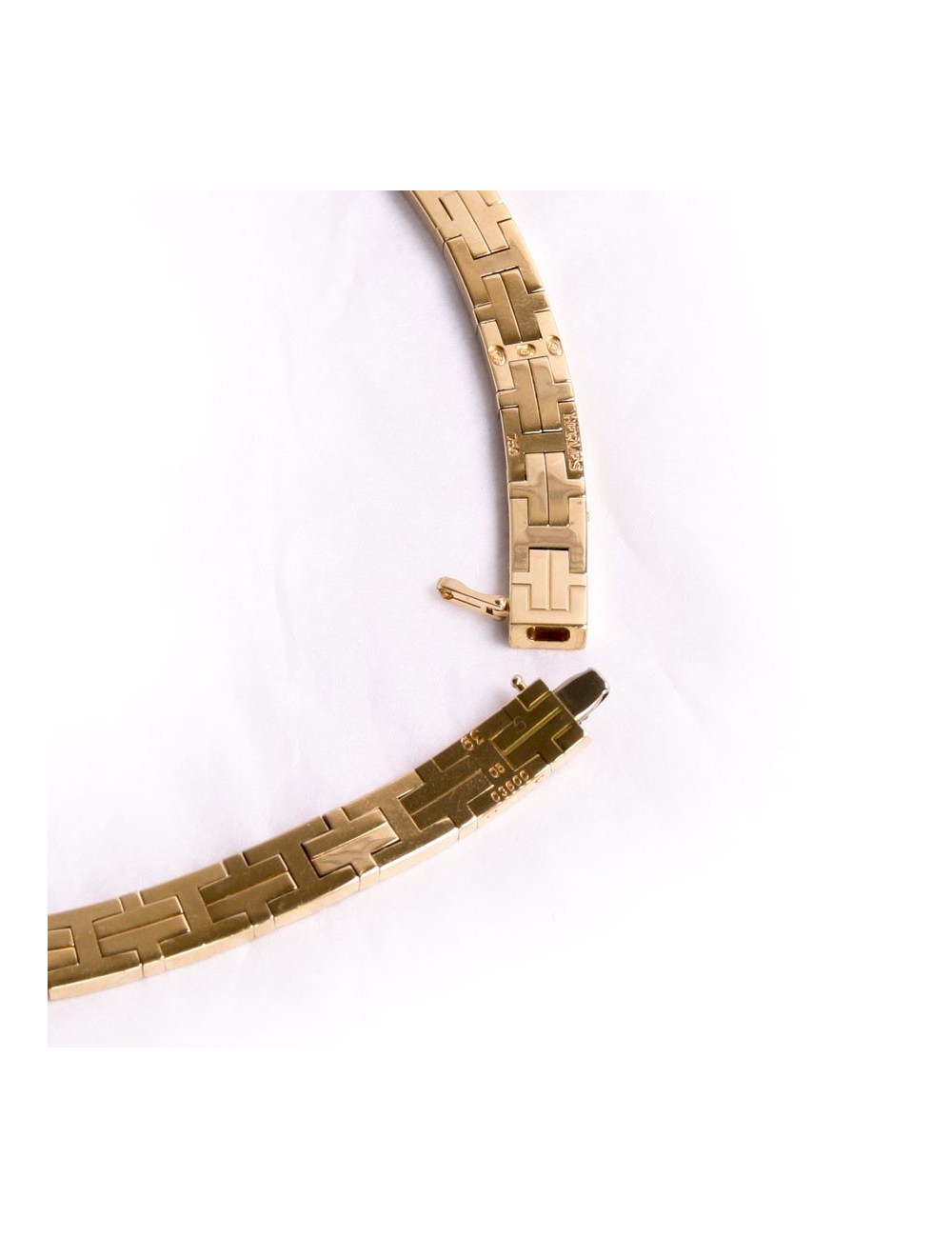 Collier Kilim HERMES or jaune 750