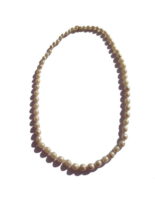 Sautoir  couture SCHERRER perles nacrées