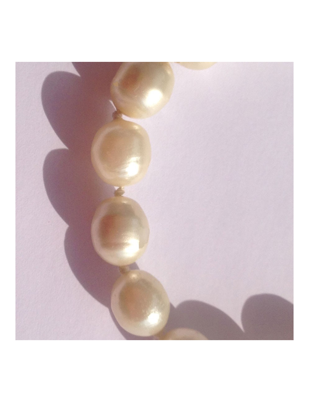 Sautoir  couture SCHERRER perles nacrées