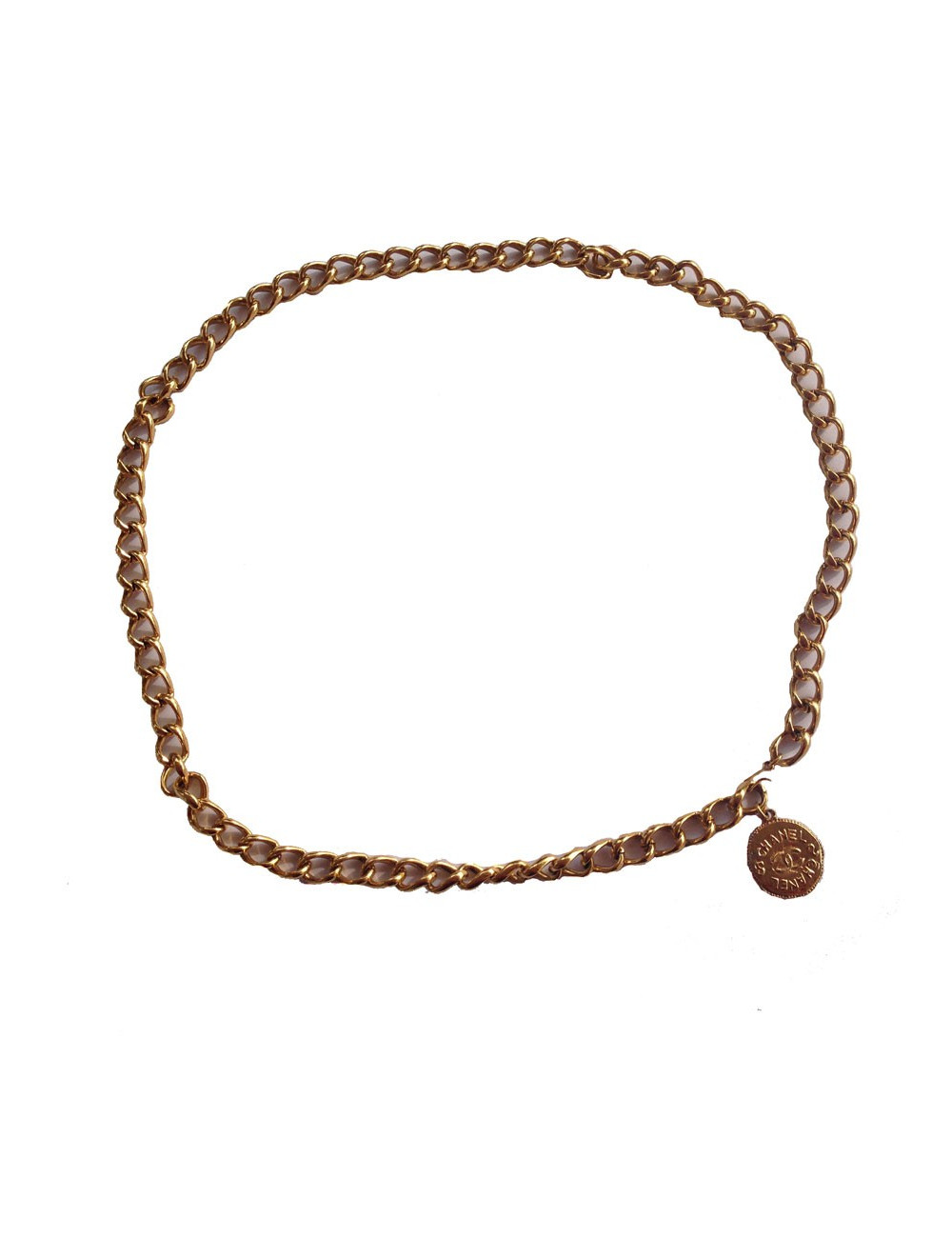 Ceinture CHANEL chaine dorée 90'