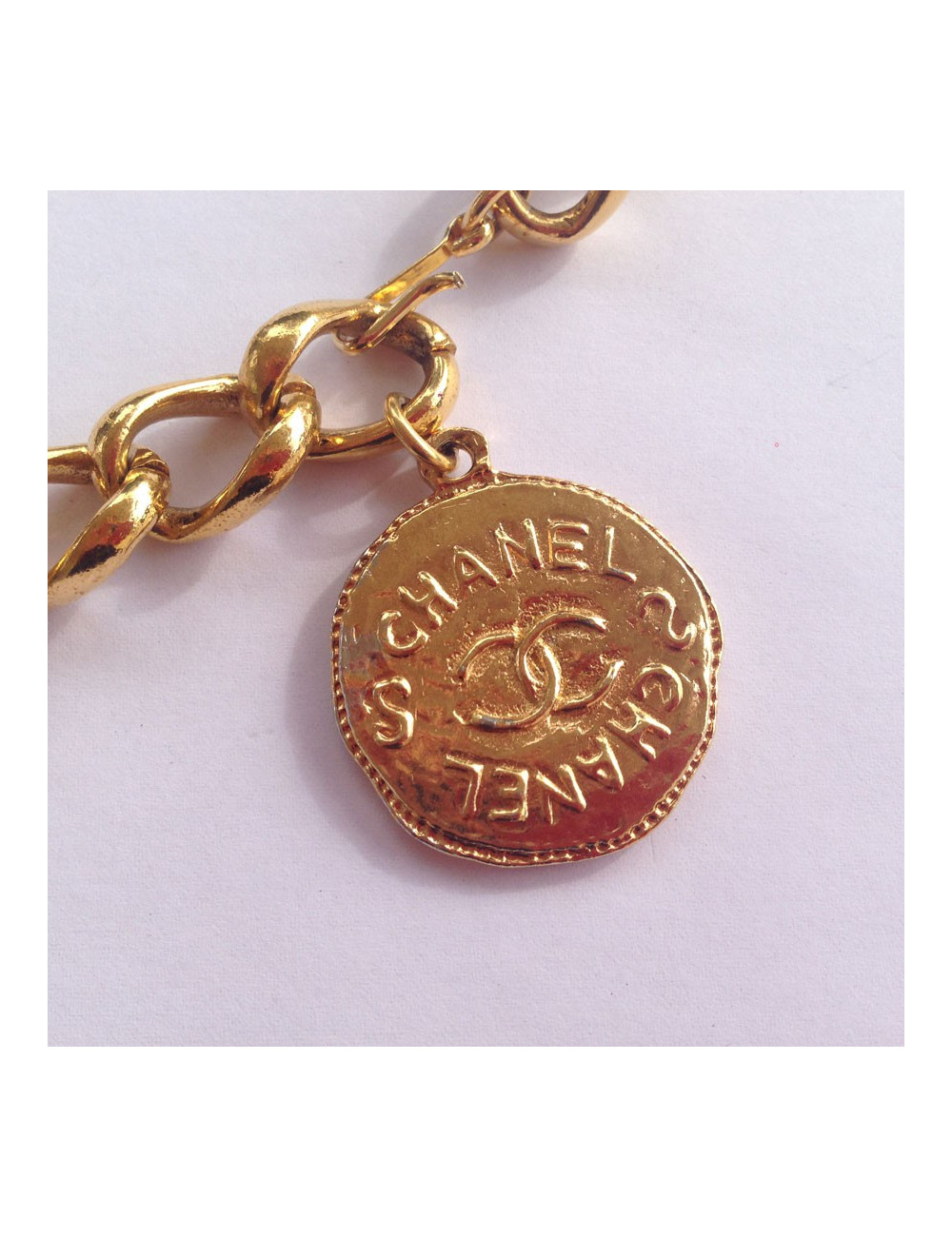 Ceinture CHANEL chaine dorée 90'