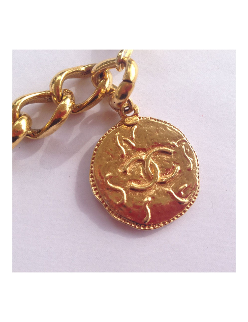 Ceinture CHANEL chaine dorée 90'