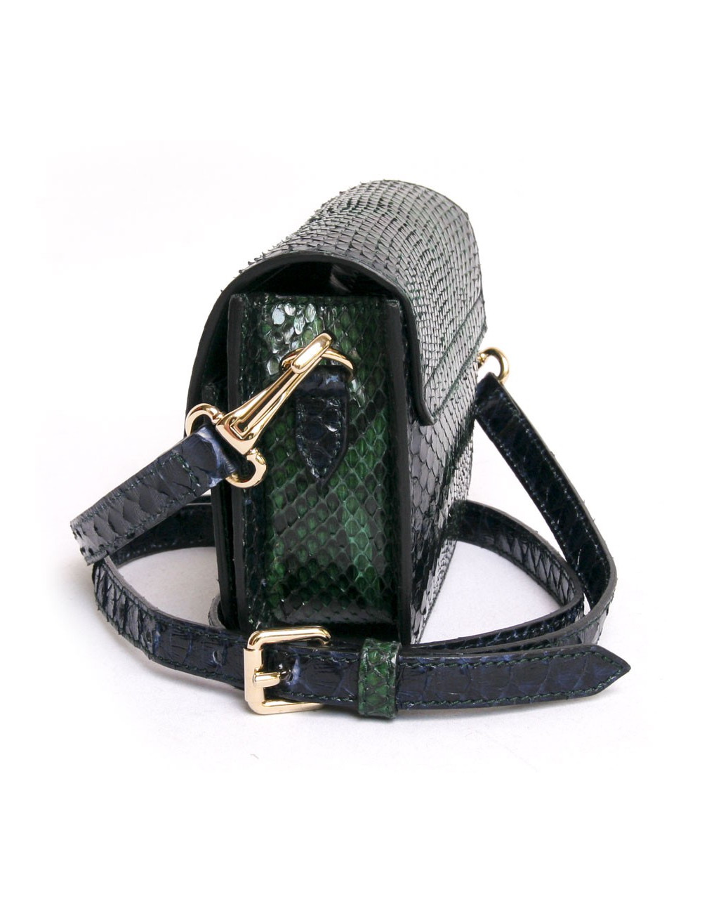 Sac BURBERRY en python dégradé de vert