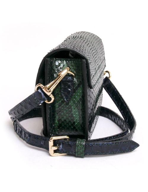 Sac BURBERRY en python dégradé de vert