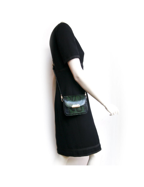 Sac BURBERRY en python dégradé de vert