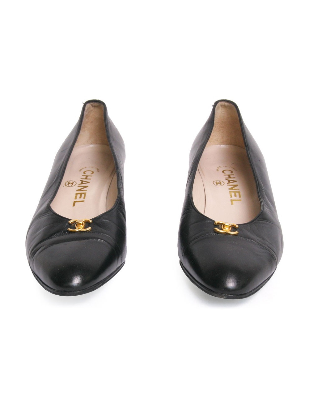 Ballerines CHANEL t 36 1/5 noires