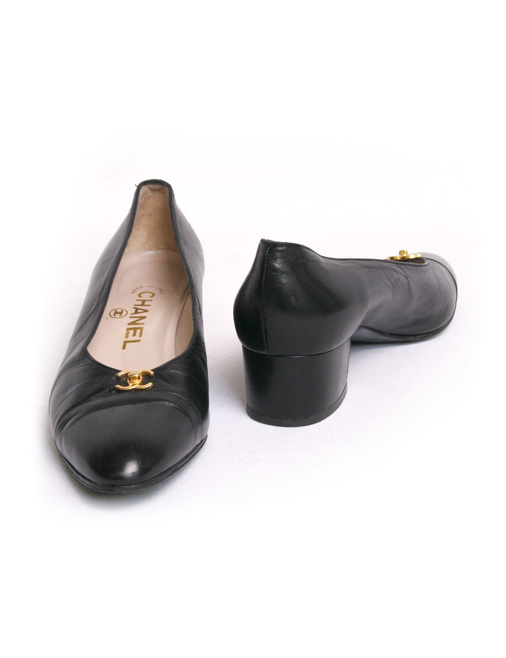 Ballerines CHANEL t 36 1/5 noires