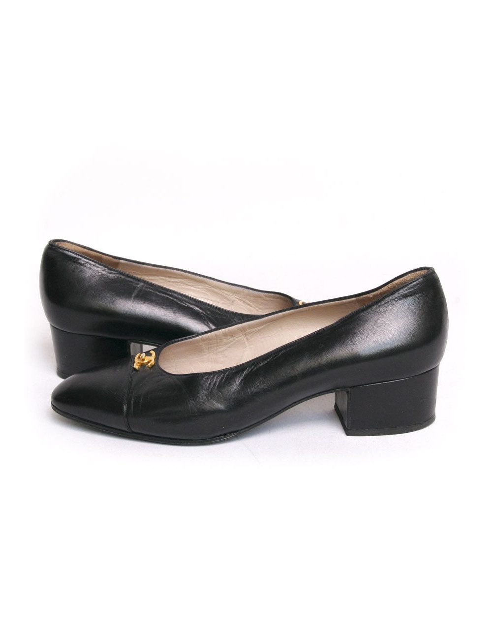 Ballerines CHANEL t 36 1/5 noires