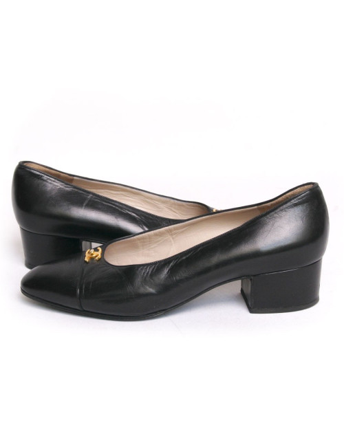 Ballerines CHANEL t 36 1/5 noires