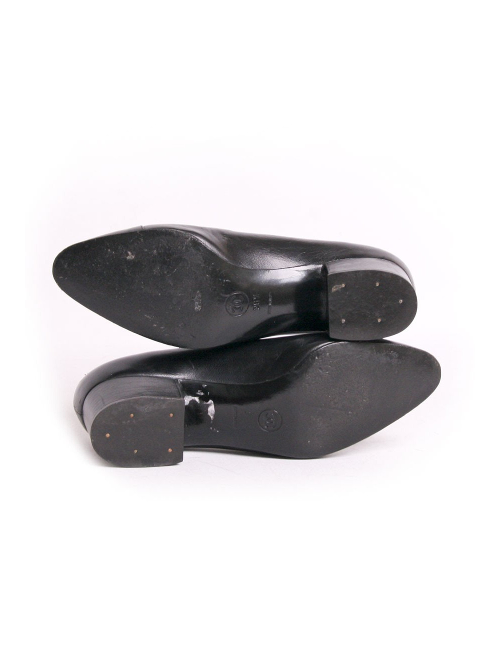 Ballerines CHANEL t 36 1/5 noires