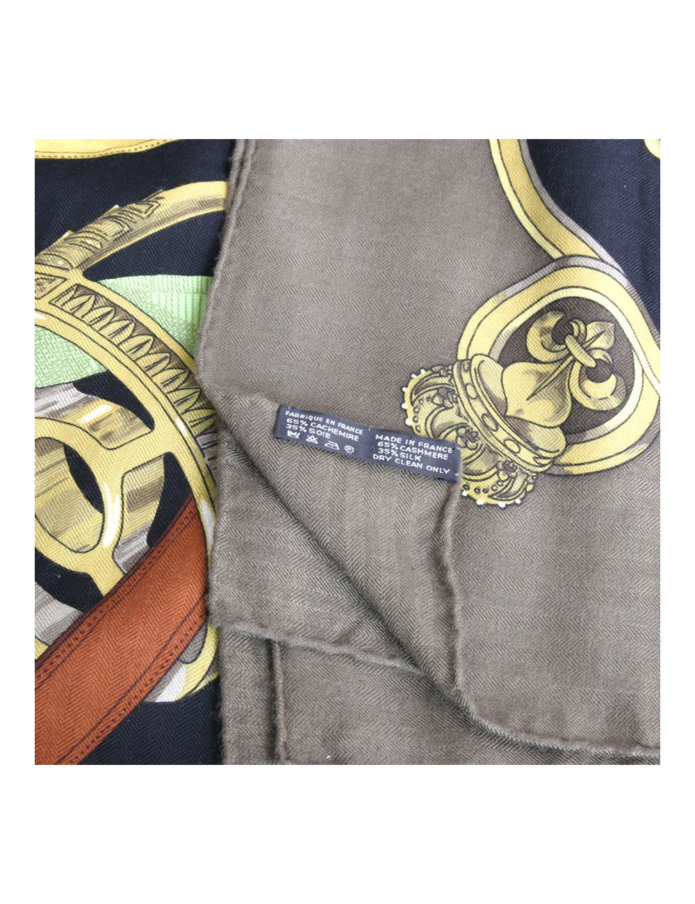 Châle "Cavalcadour" HERMES en cachemire  