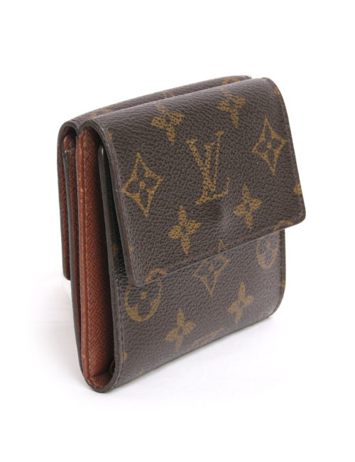 Porte-cartes porte monnaie LOUIS VUITTON toile monogram