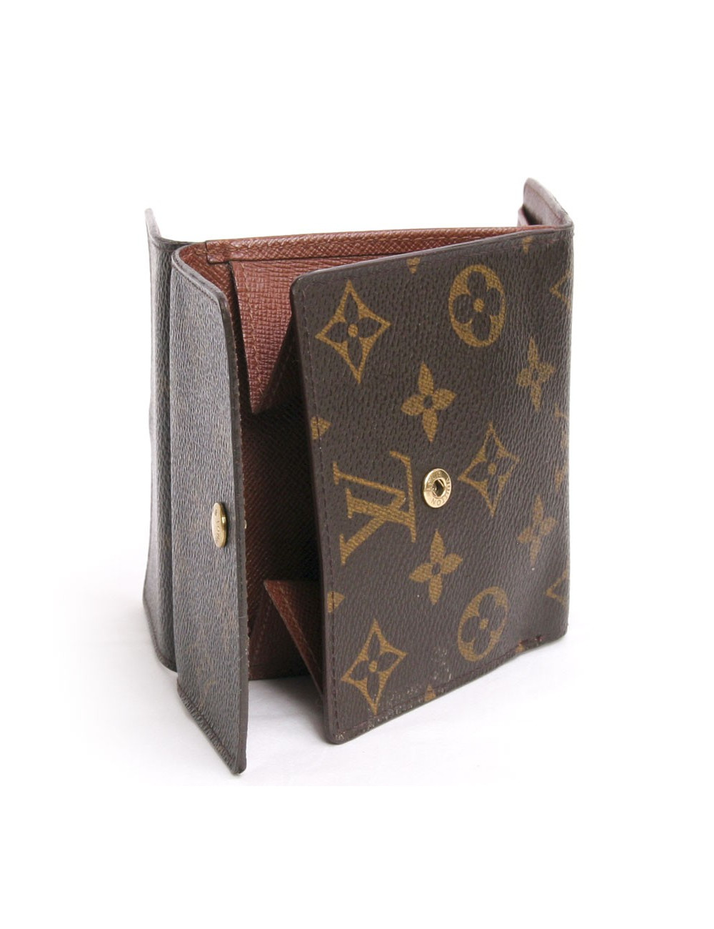 Porte-cartes porte monnaie LOUIS VUITTON toile monogram