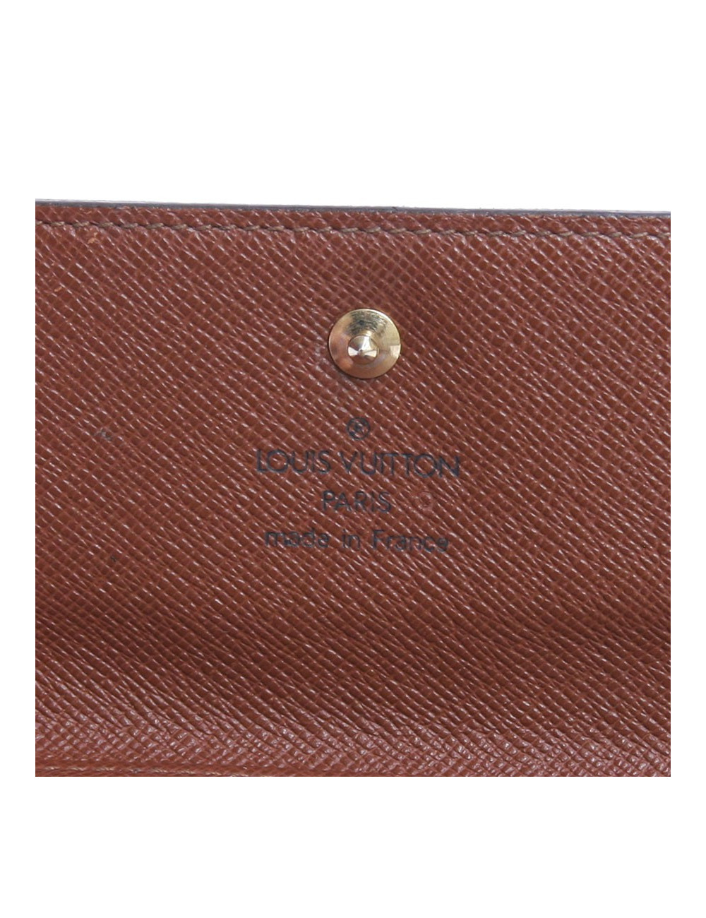 Porte-cartes porte monnaie LOUIS VUITTON toile monogram