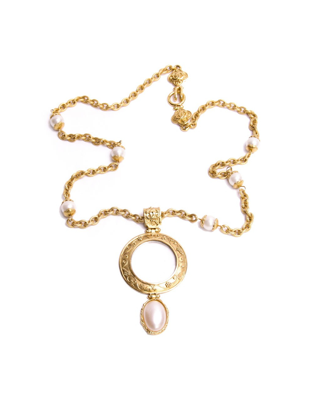 Sautoir "loupe" CHANEL couture A 96 